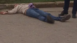 Рязанку нашли на улице с пробитой головой