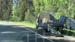 Видео ДТП: под Рязанью столкнулись две "Газели"