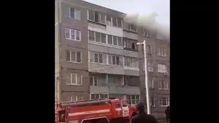 При пожаре в киржачской пятиэтажке пострадал человек