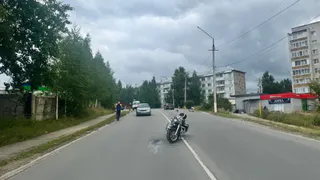 В Коми байкер на Harley Davidson пострадал при столкновении с легковушкой  