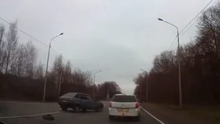 ДТП в Рязани: на Михайловском шоссе "девятка" врезалась в бензовоз