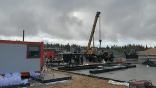 В одном из поселков Коми продолжается строительство нового путепровода