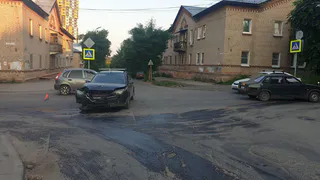 На улице Полетаева 26 июня при столкновении Hyundai и Ford пострадала рязанка 58 лет