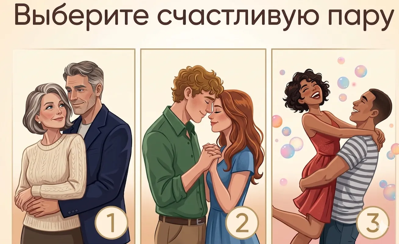 Выберите пару — и узнайте, какой вы партнёр на самом деле