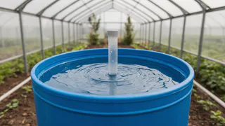 Зачем в теплицу ставили бочку с водой: причина не только в поливе