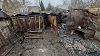 В Рязанской области серьезный пожар уничтожил нежилые строения