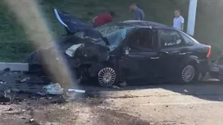 В Брянске произошло дорожно-транспортное происшествие на Городищенской горке