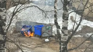 В Коми снова активизировались поджигатели мусорных контейнеров