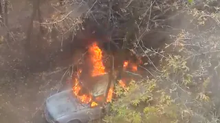 В Рязани на улице Черновицкой сгорел автомобиль