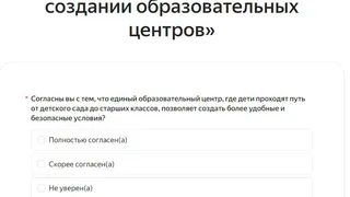 Опрос по объединению школ, запущенный мэрией Владимира, носит откровенно манипулятивный характер