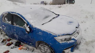 Плохая видимость, гололед: «Рено Логан» улетел в кювет в Шацком районе