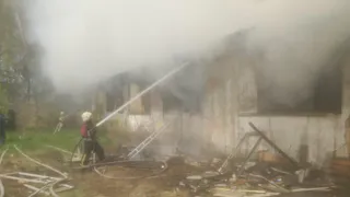 В Рязани 11 мая загорелось нежилое здание на улице Керамзавода