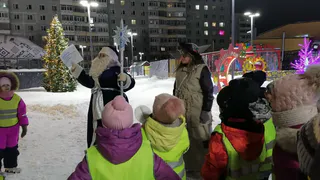 В Усинске прошел квест «В поисках клада Деда Мороза» для воспитанников детсадов