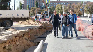 Виталий Артемов оценил работы по ремонту улиц Татарская и Пушкина в Рязани