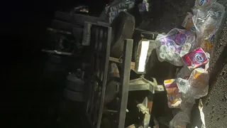 В Захаровском районе произошла авария с участием DAF и Mercedes