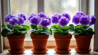 Лью в горшок в июне — и фиалка становится неотразимой: цветет так, словно на выставку готовится — бутонизация будет эталонной