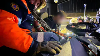 В результате ДТП в Судогодском районе водитель большегруза оказался зажат в кабине