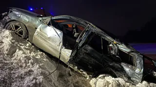 В Чувашии предновогодняя авария обернулась травмами для четырех человек