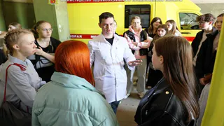 В Гусь-Хрустальном прошла экскурсия для школьников на станции скорой помощи