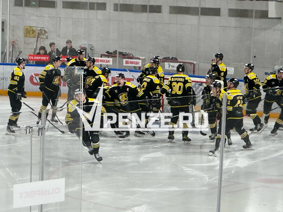Пензенские хоккеисты проиграли барнаульцам со счетом 3:1