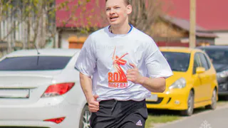 В Вязниках прошла эстафета в честь юбилея Великой Победы