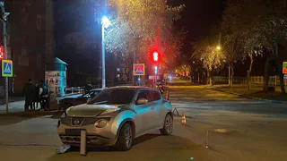 В Магнитогорске в ДТП двух "Ниссанов" травмы получили три человека