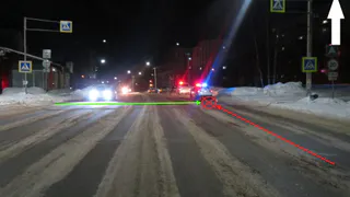 В Ухте автоледи без прав сбила пешехода на зебре