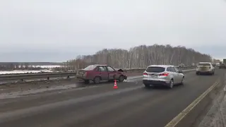 На трассе М-5 под Челябинском скопилась пробка из-за массового ДТП