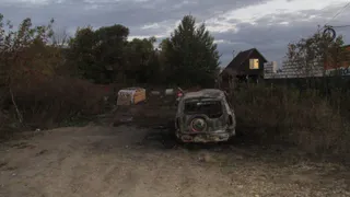 В селе Подвязье Рязанского района сгорела "Нива"