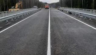 В Коми построили 59-метровый мост