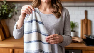 Подруга научила отстирывать кухонные полотенца - теперь химию не использую. Хозяйки, пользуйтесь!