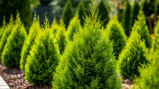 Срочно накрываю туи — делаю так не из-за морозов, а вот из-за чего: ни одной обожжённой веточки весной не будет

