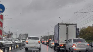 В Рязани образовался массовый затор на Московском шоссе