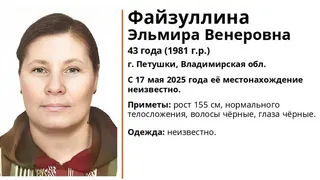 Во Владимирской области ищут 43-летнюю женщину из Петушков