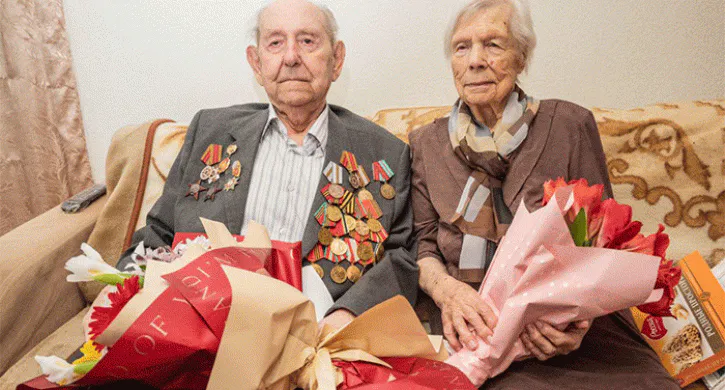 Участник Великой Отечественной войны из Челябинской области отметил 100-летний юбилей