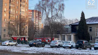 На улице Высоковольтной в Рязани горела автошкола