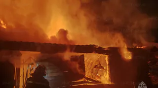 В Александровском районе при пожаре в дачном доме погиб человек