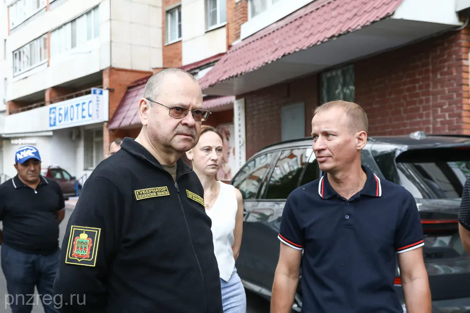 Губернатор Мельниченко оценил ход работ по проекту «Мой двор» в Пензе и продлил его до 2027 года