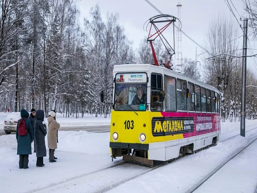 Сегодня, на Крещение, в Нижнекамске трамваи будут работать до 23:30