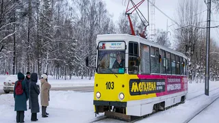Сегодня, на Крещение, в Нижнекамске трамваи будут работать до 23:30
