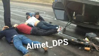 В Альметьевске, уходя от погони, перевернулись челнинцы