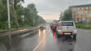 Жители Брянска жалуются на каждодневные пробки на «Речной»