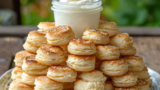 Взбиваем кефир с майонезом — и через 15 минут гора вкуснятины к чаю готова: домашние уплетают за минуту