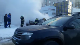 На улице Бирюзова сгорел автомобиль