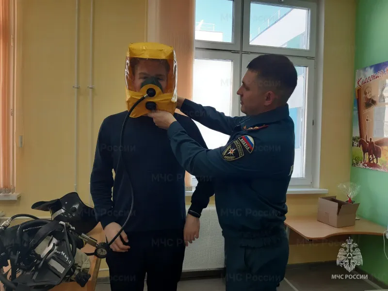 Сотрудники МЧС продолжают проводить обучающие занятия в пензенских школах