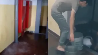 Лифты не работают неделю: управляющая компания не спешит исправлять последствия потопа в 16-этажном доме