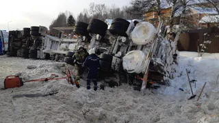 В Коми произошло страшное ДТП с участием лесовоза и легковушки