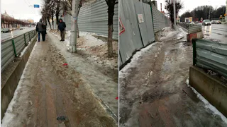 Жительница Рязани возмущена состоянием туристических "троп", ведущих к Кремлю