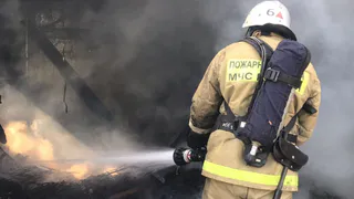 В Рязанской области сгорел гараж вместе с автомобилем