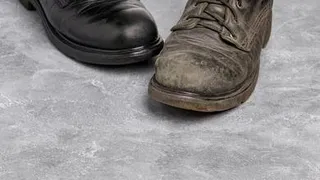 Убираем разводы соли с обуви